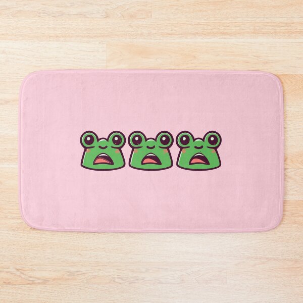 Item preview, Three Screaming Cute Frogs designed and sold by MikeKart.