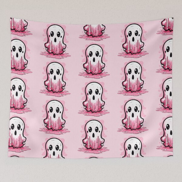 Item preview, Pink Cute Ghost Halloween Spooky   designed and sold by ANNetz-PK.