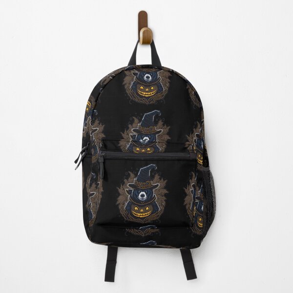 Item preview, Halloween bear with a witch's hat and a pumpkin in its paws designed and sold by DamDesign-Art87.