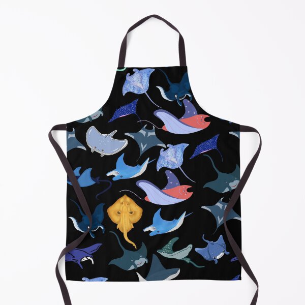 Item preview, Cute Manta ray seamless for Manta ray lovers designed and sold by Patternaart.