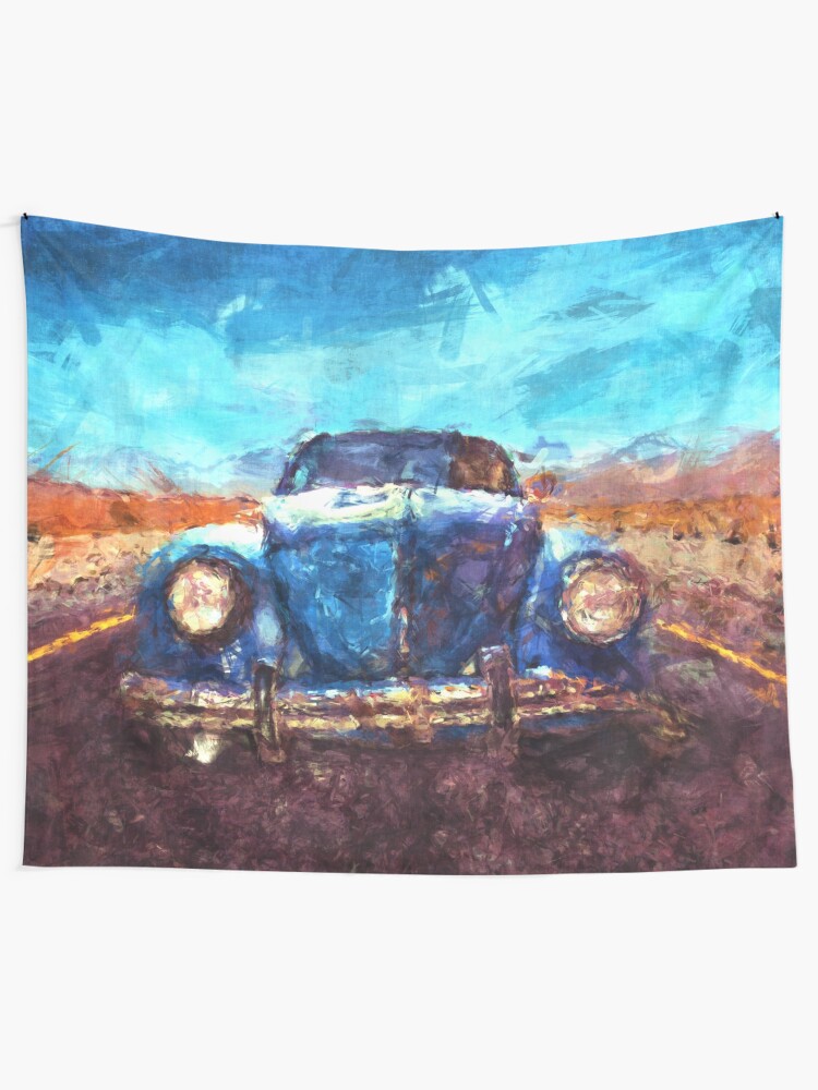 Alternate view of On The Road Tapestry