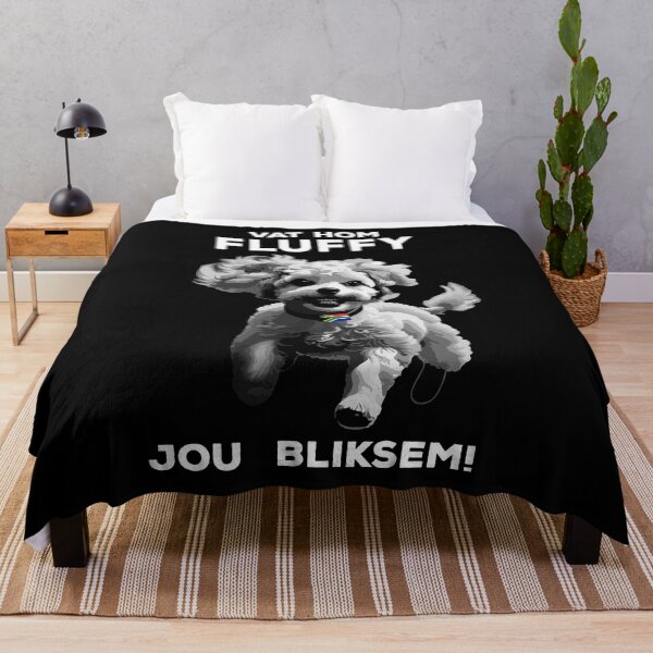 Item preview, Vat Hom Fluffy Funny South African Small Dog Phrase designed and sold by d247.