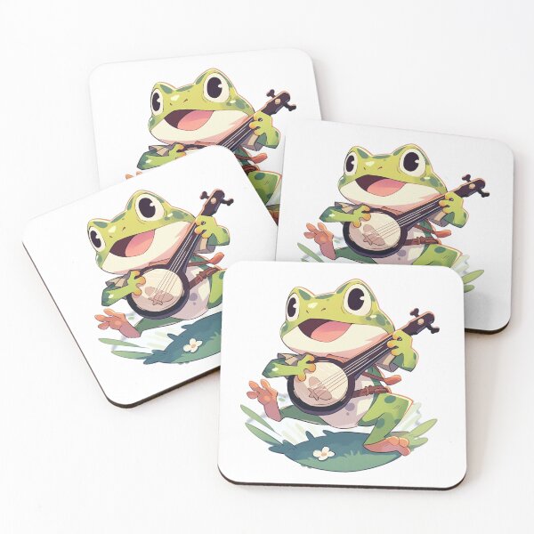 Item preview, Frog playing a banjo designed and sold by Daytalk.