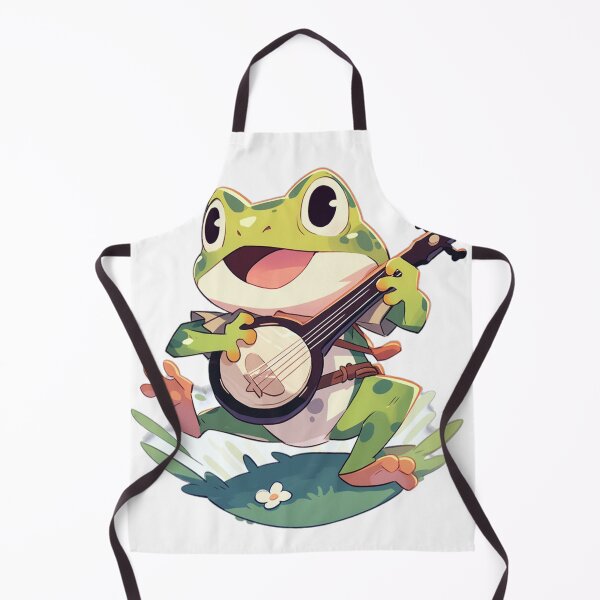 Item preview, Frog playing a banjo designed and sold by Daytalk.