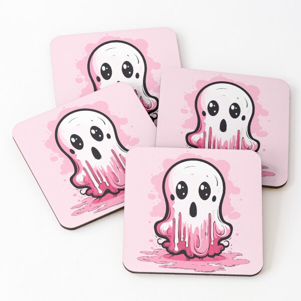 Item preview, Pink Cute Ghost Halloween Spooky   designed and sold by ANNetz-PK.