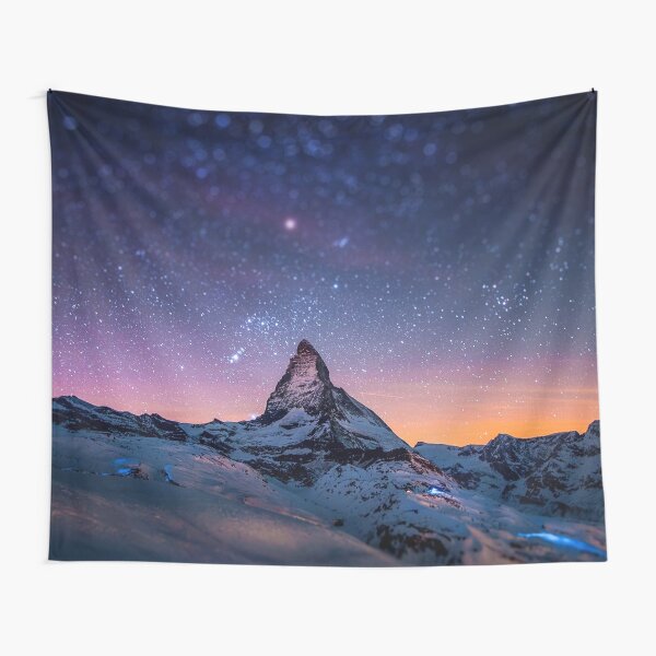Mountain Reach the Galaxy Tapestry