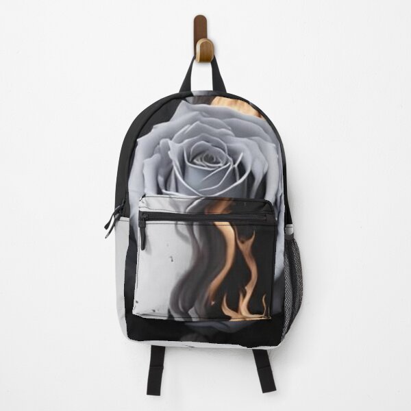 Item preview, Fire and Contrast: Black & White with a White Rose designed and sold by Fashion black wings .