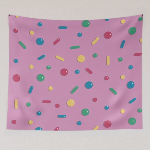 Item preview, Patrón Helado Frutilla con Granas de Colores designed and sold by sofibelen.