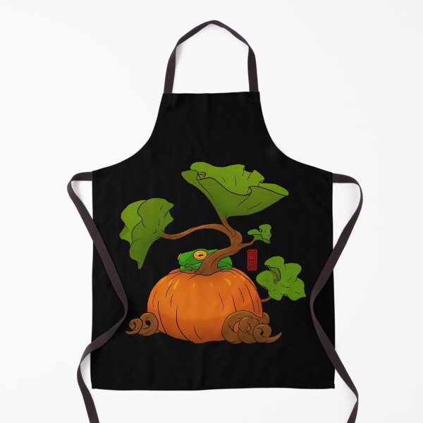Item preview, fall autumn pumpkin vibes frog designed and sold by DingHuArt.