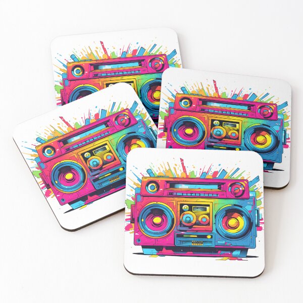 Item preview, Rainbow Burst Boombox designed and sold by FarOutTees.