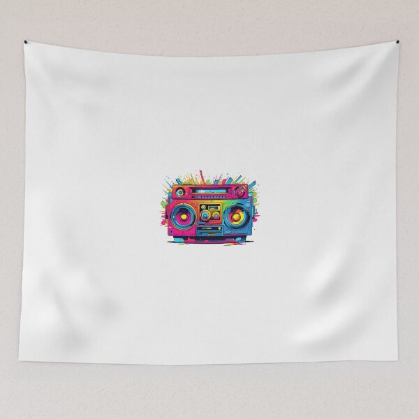 Item preview, Rainbow Burst Boombox designed and sold by FarOutTees.