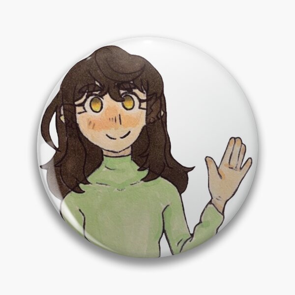 Item preview,  Friendly Waving Cute Girl designed and sold by BuggzyShop.