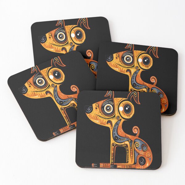 Item preview, Colorful abstract dog. Funny graphics for dog lovers. designed and sold by ArtFeverShop.