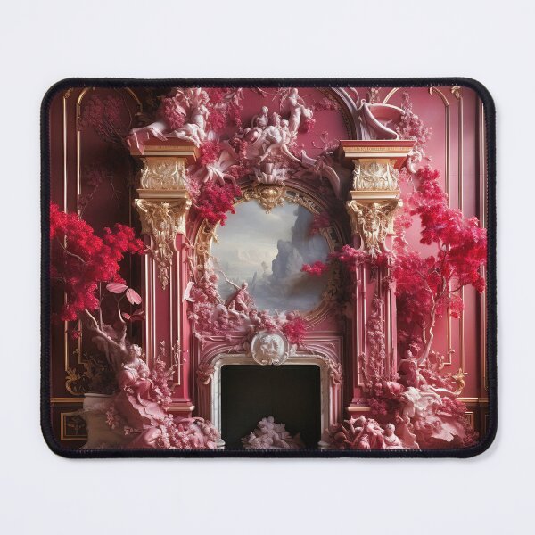 Item preview, Royal Reverie: Sanctuary of Ephemeral Elegance in Crimson designed and sold by stevepmp.