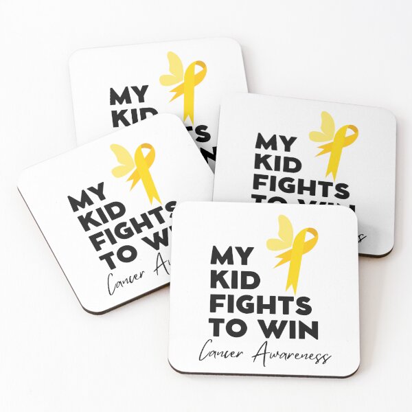 Item preview, My kid Fights to win - childhood cancer awareness month designed and sold by GoldyFoWaves.