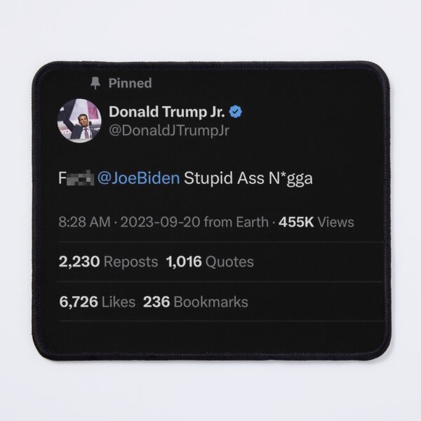 Item preview, Donald Trump Jr Hacked F*ck Joe Biden Meme designed and sold by 4angelgoth4.