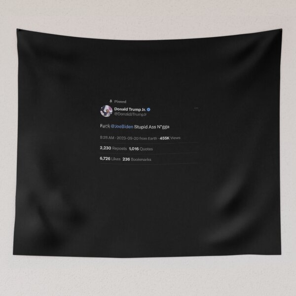 Item preview, Donald Trump Jr Hacked F*ck Joe Biden Meme designed and sold by 4angelgoth4.