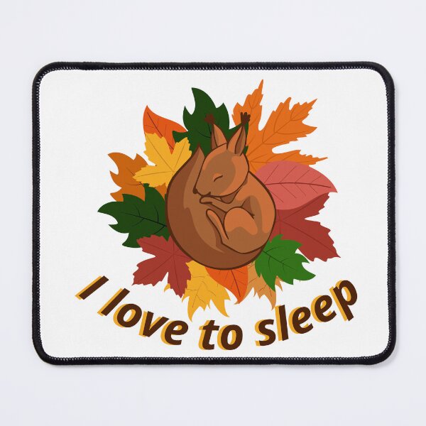 Item preview, Squirrel love to sleep designed and sold by The Moon Moss.
