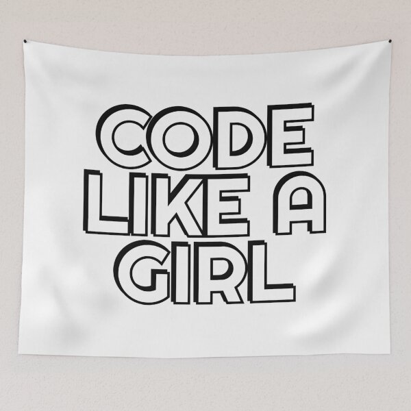 Item preview, Code Like A Girl - girls who code designed and sold by Inspirationmotivation.