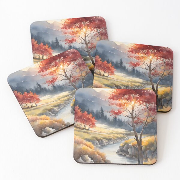Item preview, Valley Watercolor Painting designed and sold by My Artprintz.
