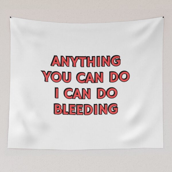 Item preview, Funny Feminist Humor -  Anything You Can Do I Can Do Bleeding designed and sold by Inspirationmotivation.