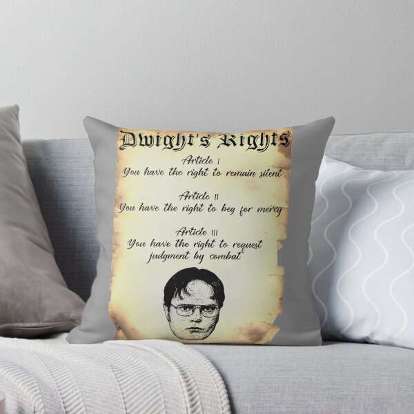 Item preview, Dwight's Rights designed and sold by Randomish25.