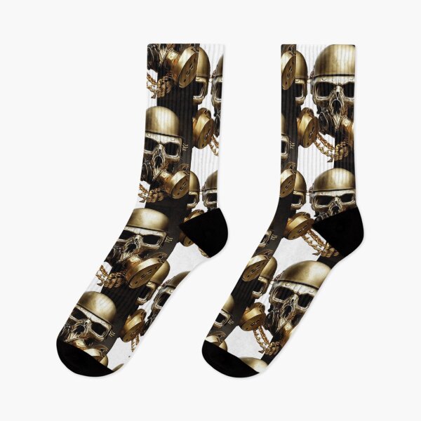 Item preview, Gas Mask Golden Skull designed and sold by DonAscaneo.