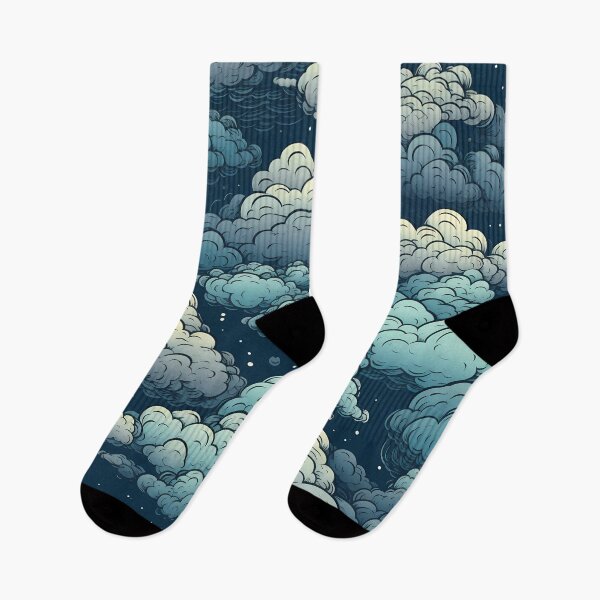 Item preview, Cartoon Style Blue Clouds designed and sold by StarfallenShop.