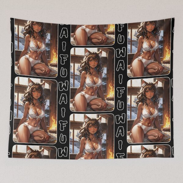 Item preview, Waifu Material Cat Girl designed and sold by Anime-Fan-Merch.