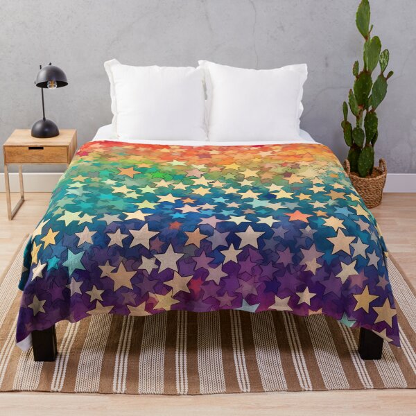 Item preview, Rainbow Star Pattern designed and sold by StarfallenShop.
