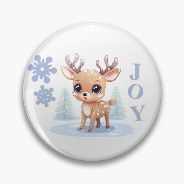 Aperçu de l'œuvre Un mignon petit cerf dans la neige créée et vendue par RenderlyYours.