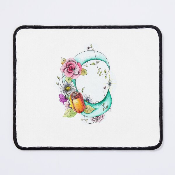 Item preview, Colourful Flowery Moon Cutout version designed and sold by xMagicalDots.