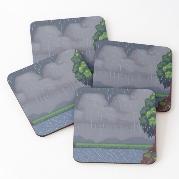 Item preview, Thunderstorm Pixel Art designed and sold by My Artprintz.