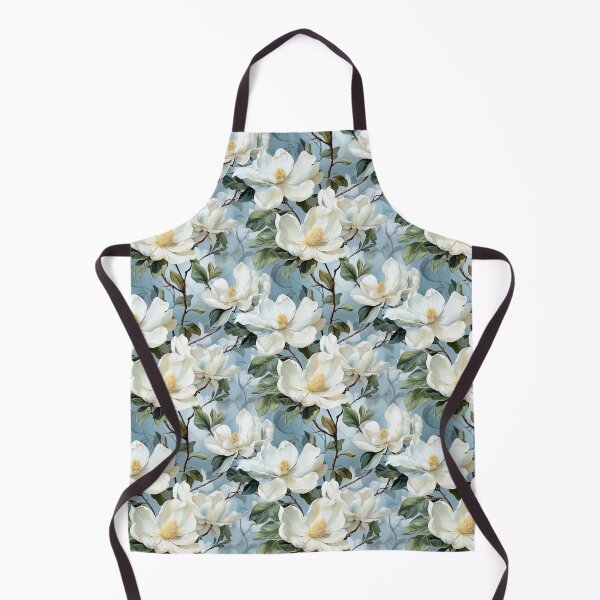 Item preview, Bright Blue Magnolias designed and sold by Inky Wunders.
