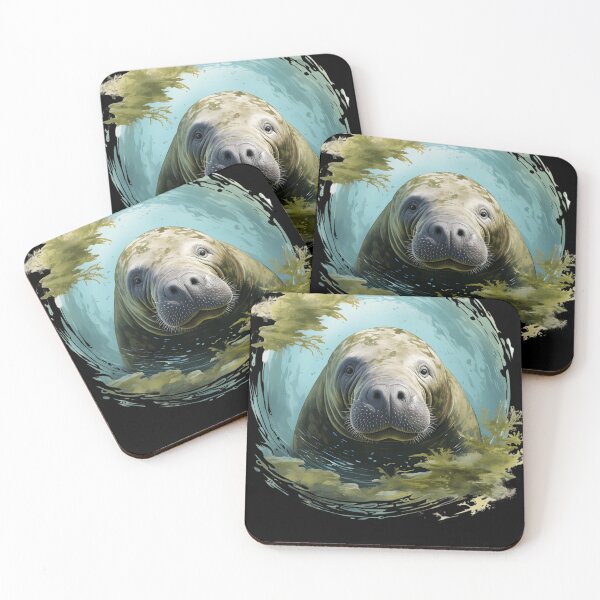 Item preview, Manatee in his perfect place - Peaceful Sea Cow designed and sold by SandbarTees.