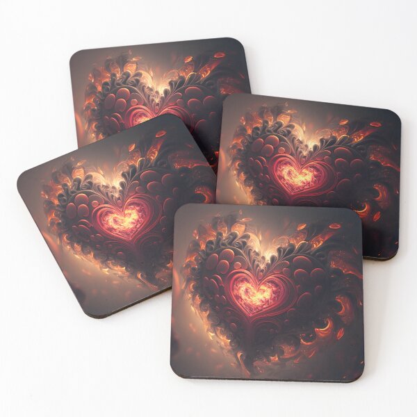Item preview, Burning Heart designed and sold by GammarayPrints.
