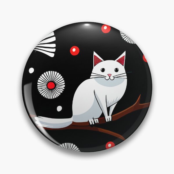 Item preview, Japanese Style White Cat  designed and sold by AtelierDelights.