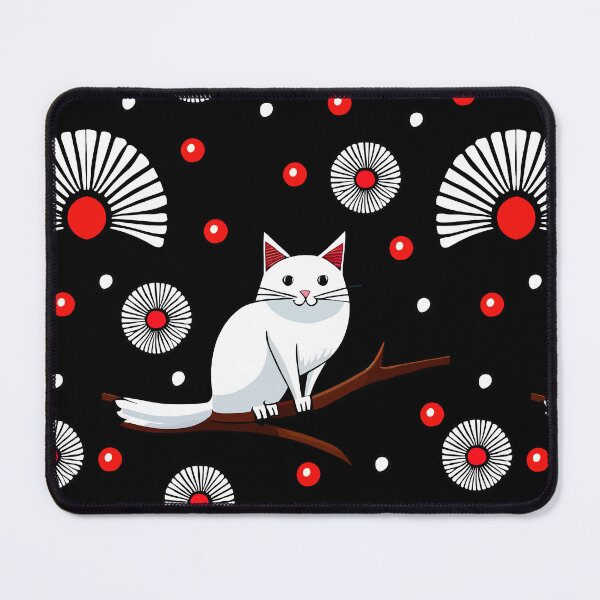Item preview, Japanese Style White Cat  designed and sold by AtelierDelights.
