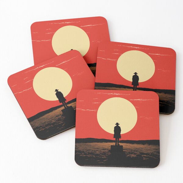 Item preview, Tombstone Red Sky Silhouette designed and sold by LyricalWaves.