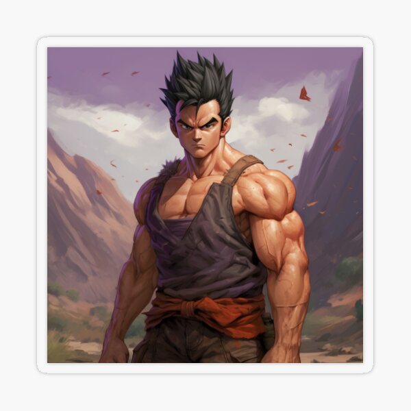 Young Gohan Transparent Sticker