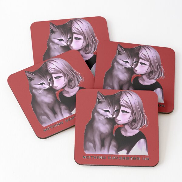 Item preview, Nothing can separate us, an eternal relationship between a human and a cat designed and sold by elhattab-design.