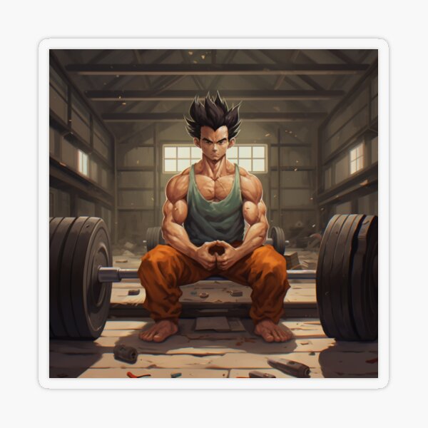 Adult Goten Transparent Sticker