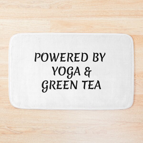 Item preview, Powered by Yoga and Geeen Tea designed and sold by Inspirationmotivation.