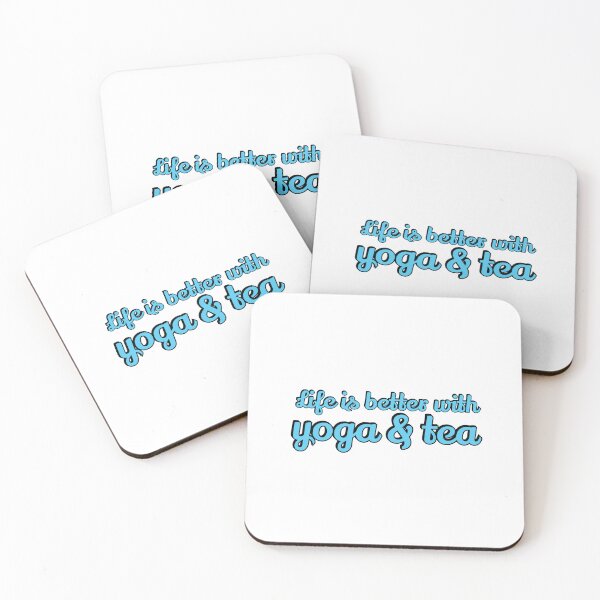 Item preview, Life Is Better With Yoga and Tea  designed and sold by Inspirationmotivation.