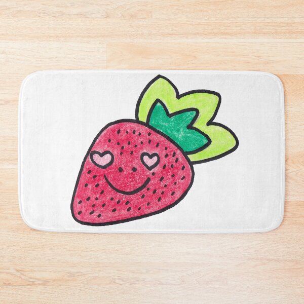 Item preview, Smiling strawberry designed and sold by AguBruchmann.