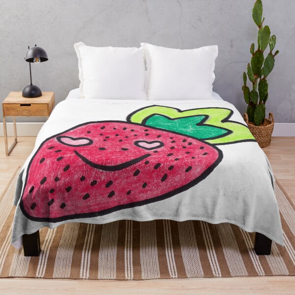 Item preview, Smiling strawberry designed and sold by AguBruchmann.