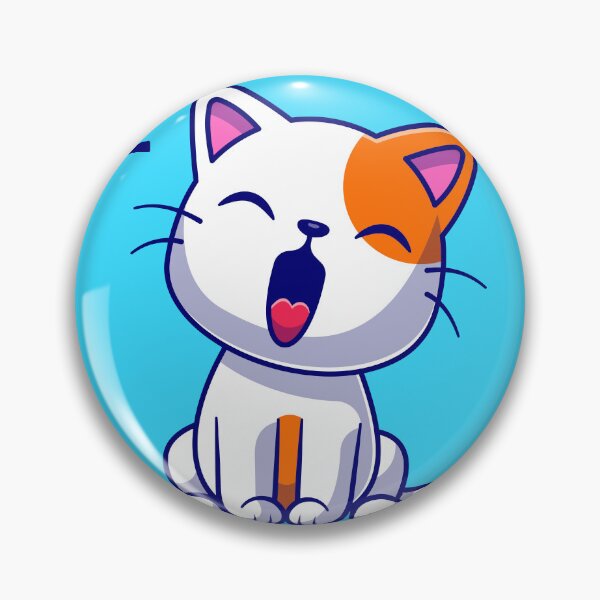 Item preview, Sleepy Cat Yawning: Cartoon Vector Icon Illustration designed and sold by hjian8219.
