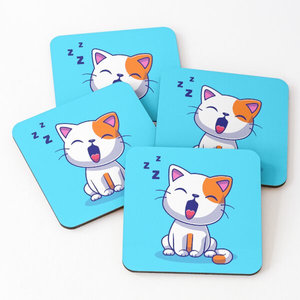 Item preview, Sleepy Cat Yawning: Cartoon Vector Icon Illustration designed and sold by hjian8219.