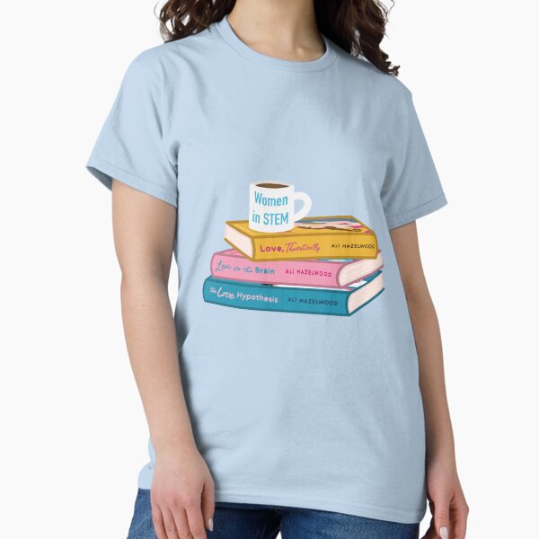 Artikel-Vorschau von Ali Hazelwood Book Stack Women in MINT-Tasse, designt und verkauft von TheEclecticKat.