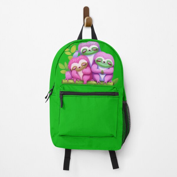 Item preview, Colorful little sloth family  designed and sold by Roxburylane.